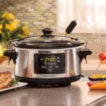 The Hamilton Beach Portable 6 Quart Set & Forget Digital Programmable Slow Cooker
