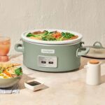 The Crock-Pot Cook & Carry 6-Quart Programmable Slow Cooker in Moonshine Green